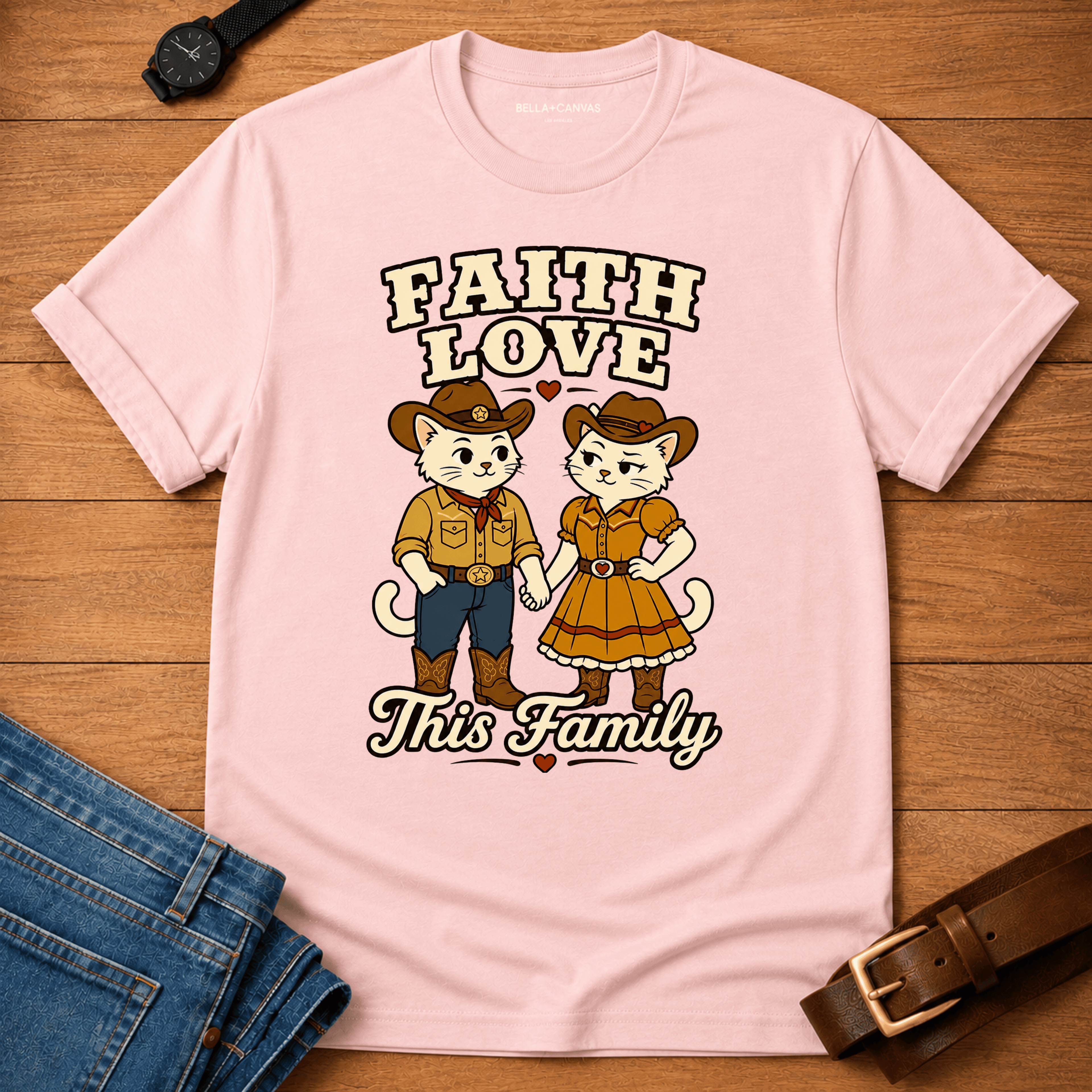 Love Faith This Family T-shirt