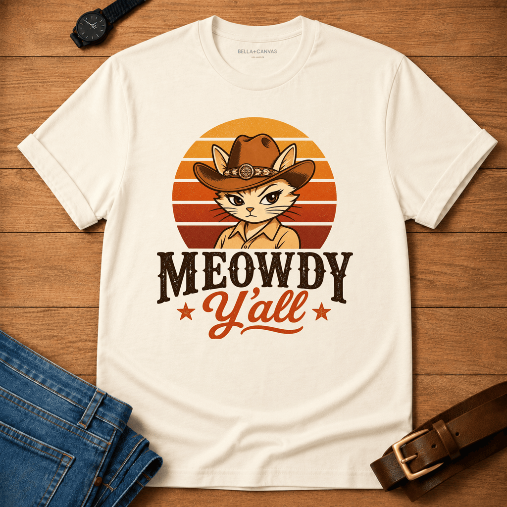 Meowdy Y'all v2 T-shirt
