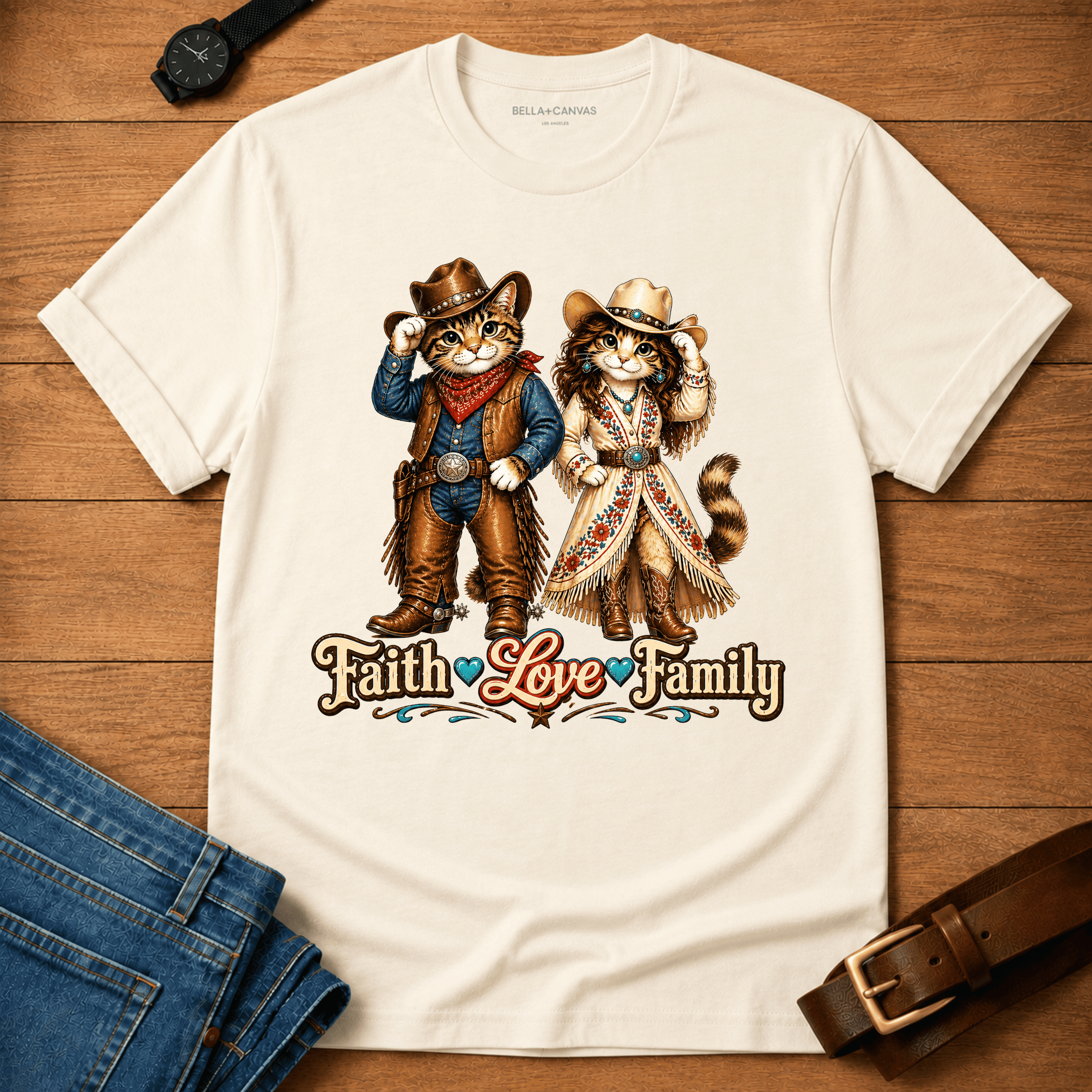 Faith Love Family T-shirt