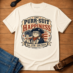 Purr-suit of Happiness T-shirt