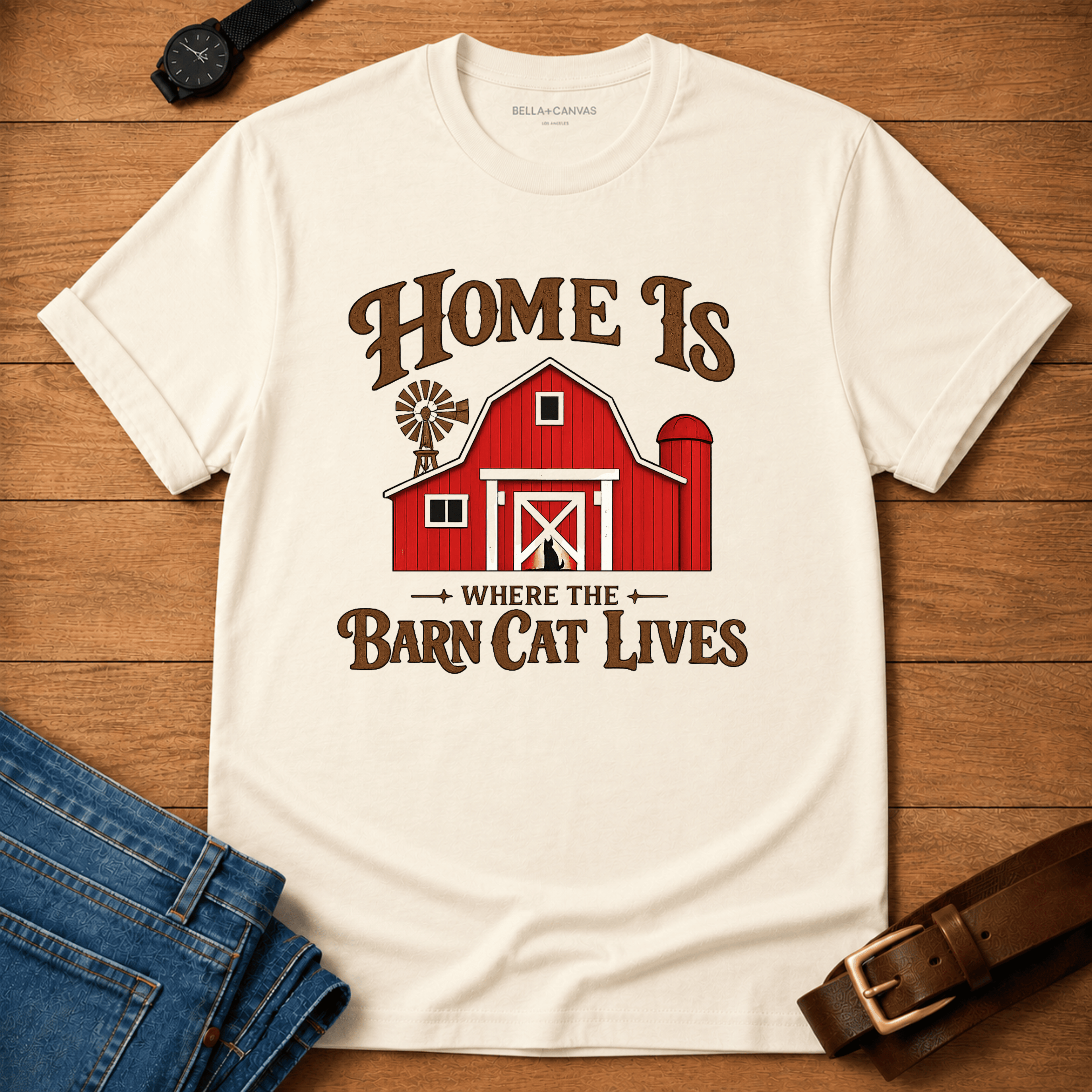 Barn Cat Home T-shirt