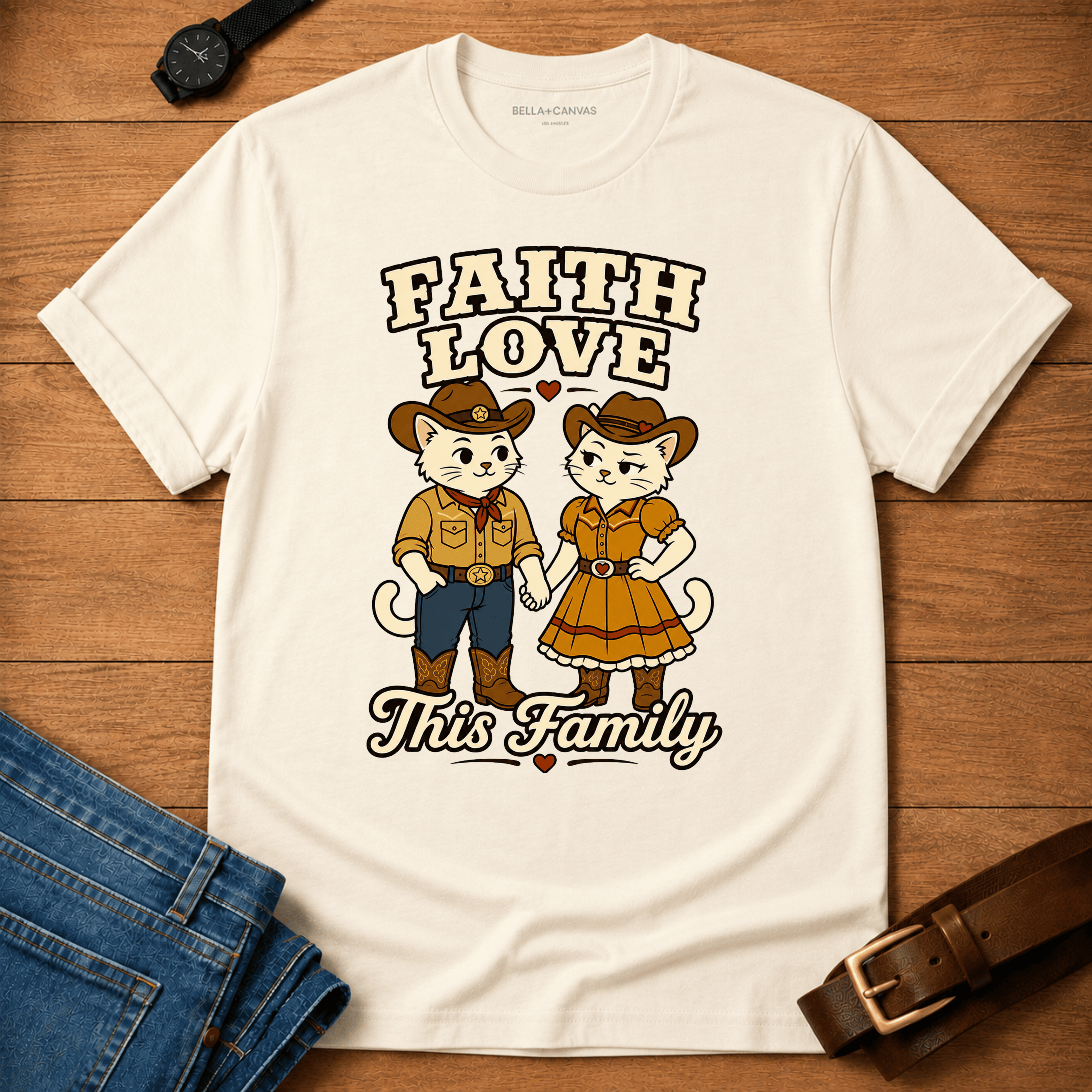 Love Faith This Family T-shirt