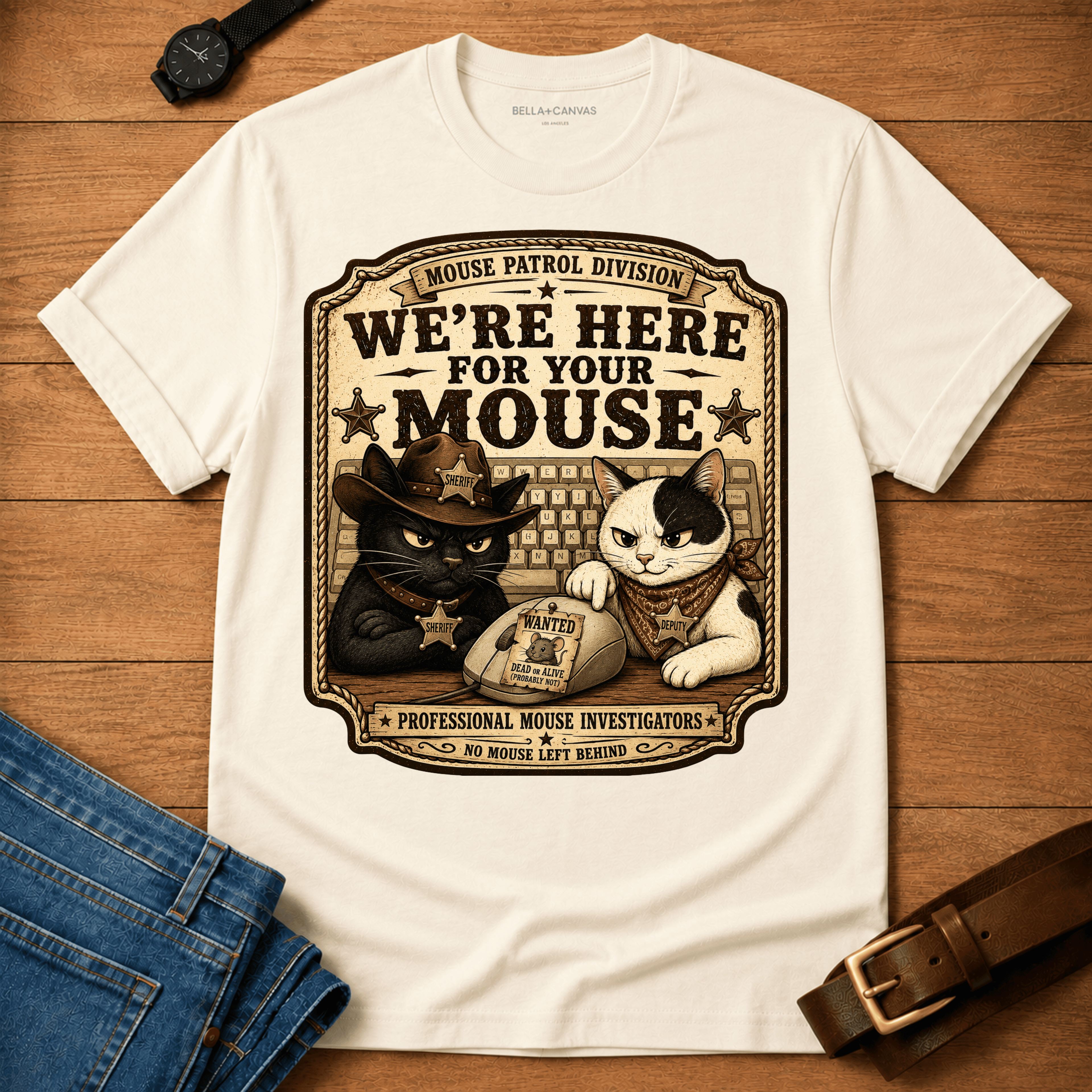 We're here for your mouse t-shirt