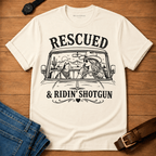 Rescued Riding Shotgun T-shirt