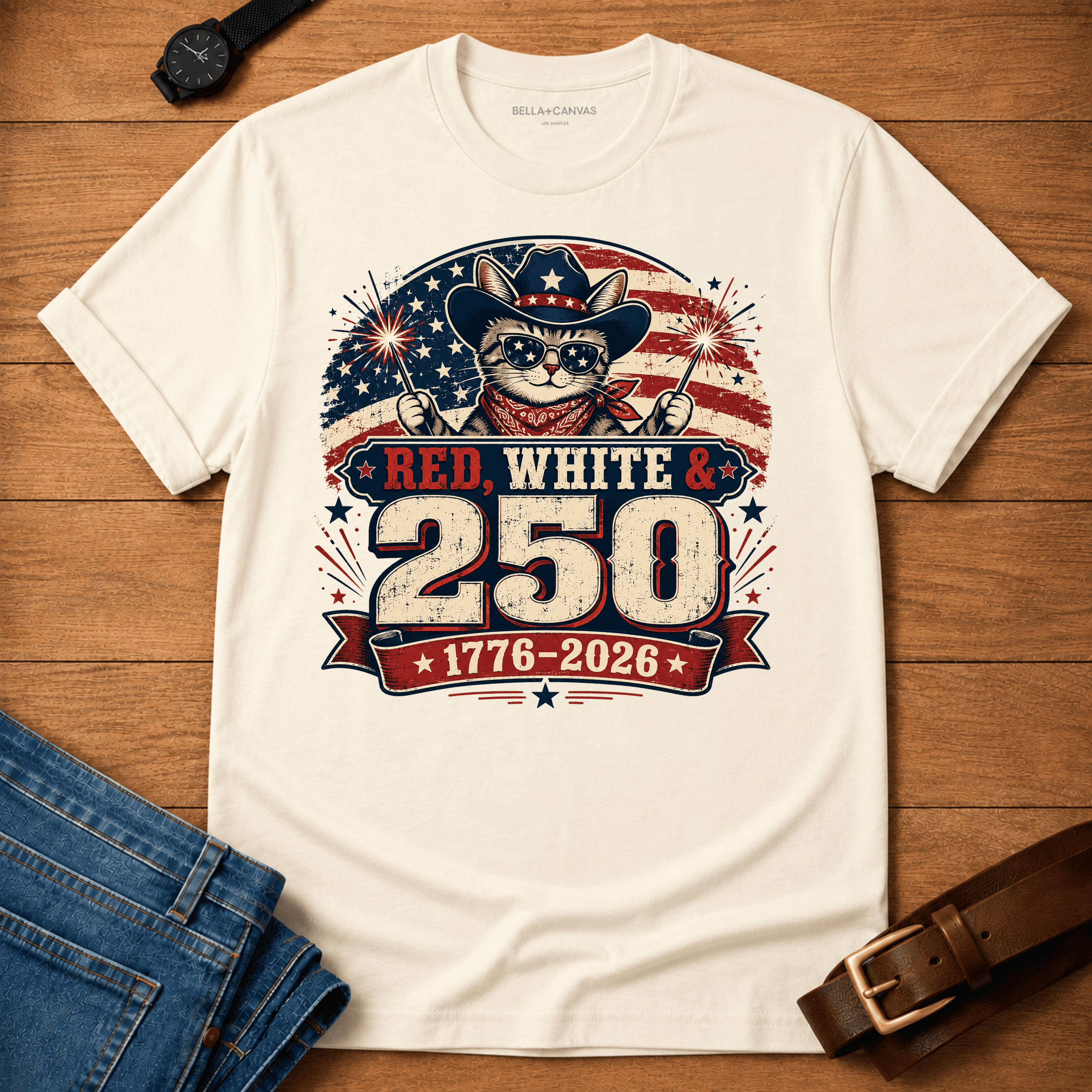 Red White 250 T-shirt