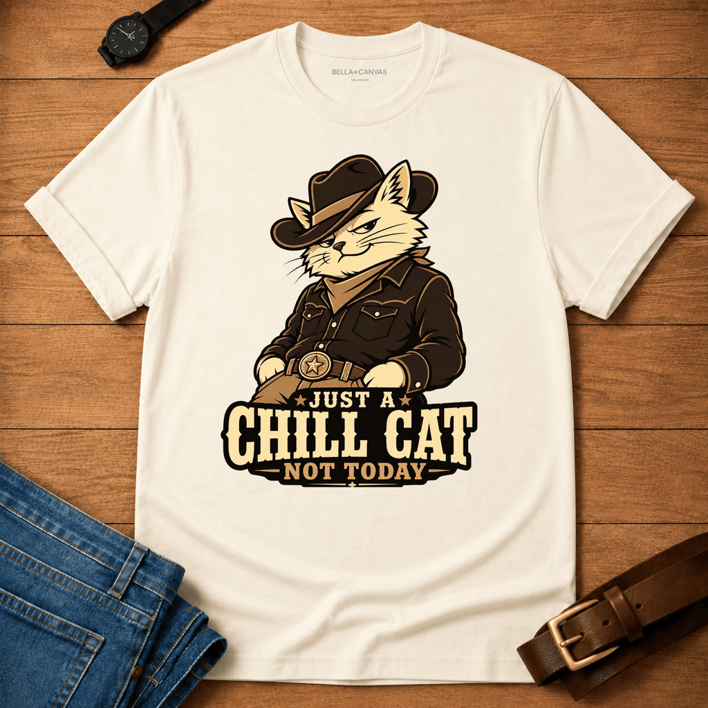 Chill Cat - Not Today T-shirt