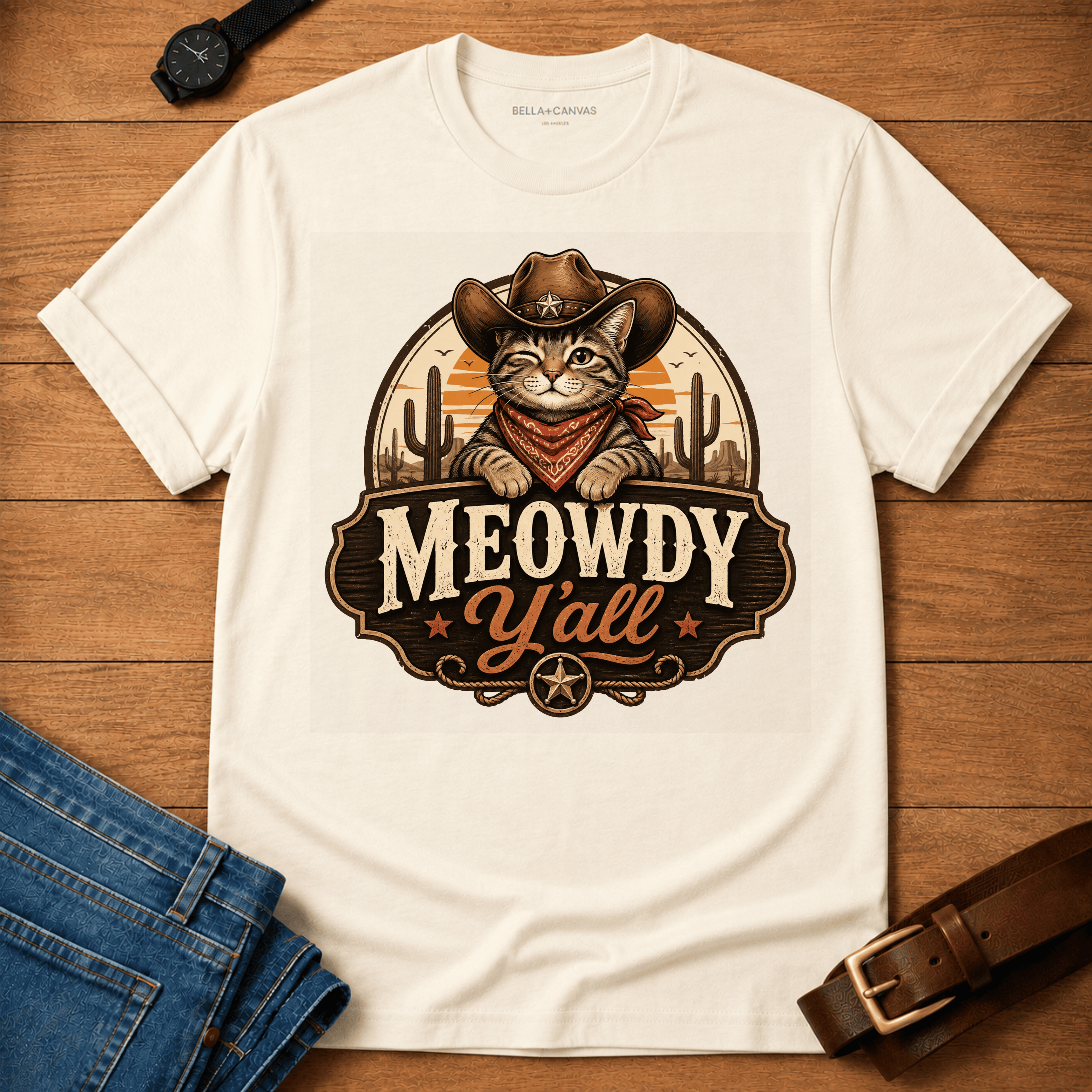 Meowdy Y'all t-shirt