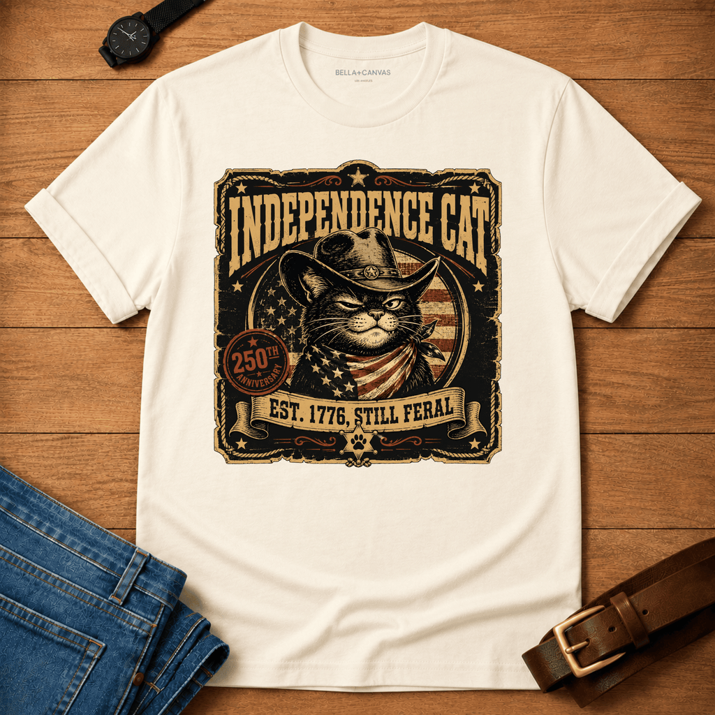 Independence Cat T-shirt