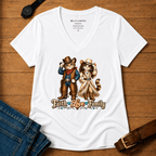 Faith Love Family Women’s v-neck t-shirt