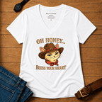 Oh Honey Bless Your Heart Women’s V-neck t-shirt
