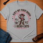 Herd Cats Vintage Pink Trim T-shirt
