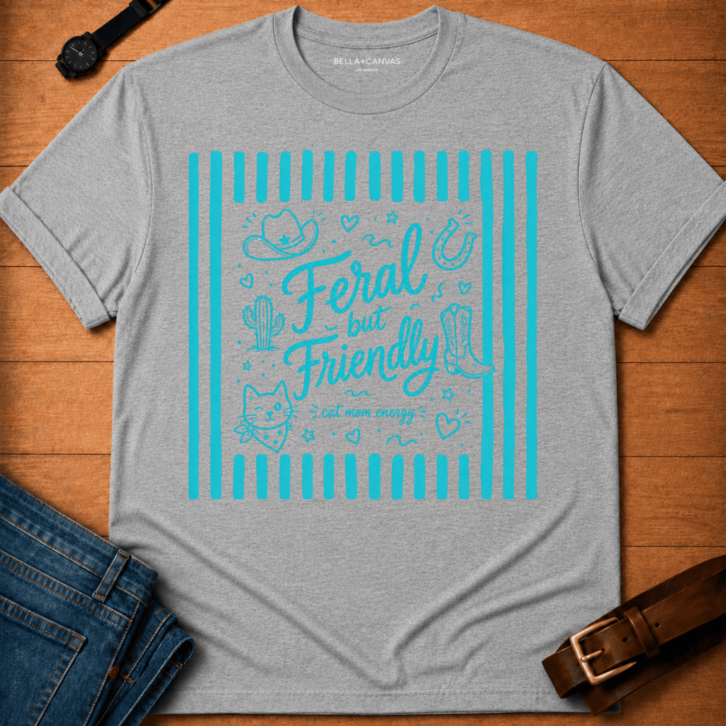Feral but Friendly Stripes T-shirt