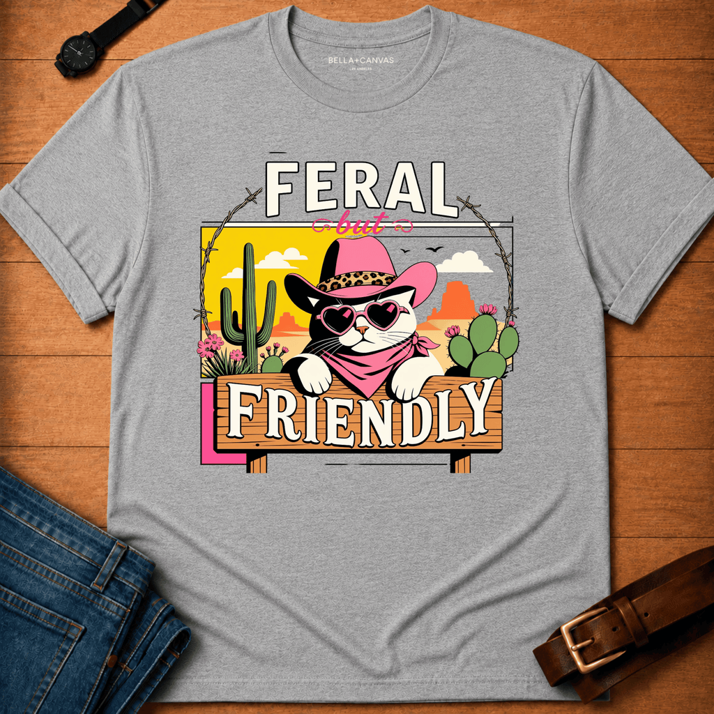 Feral but Friendly Summer T-shirt