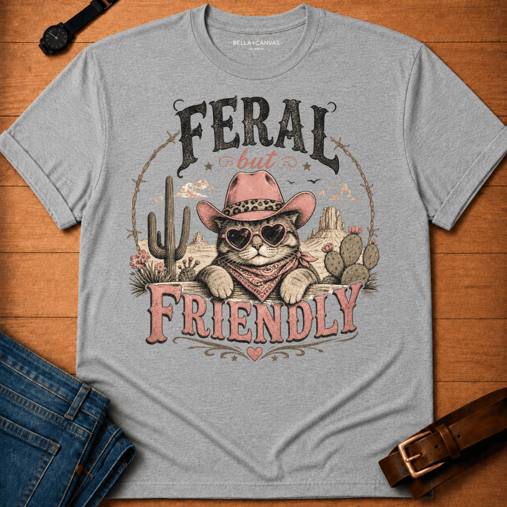 Feral but Friendly Desert T-shirt