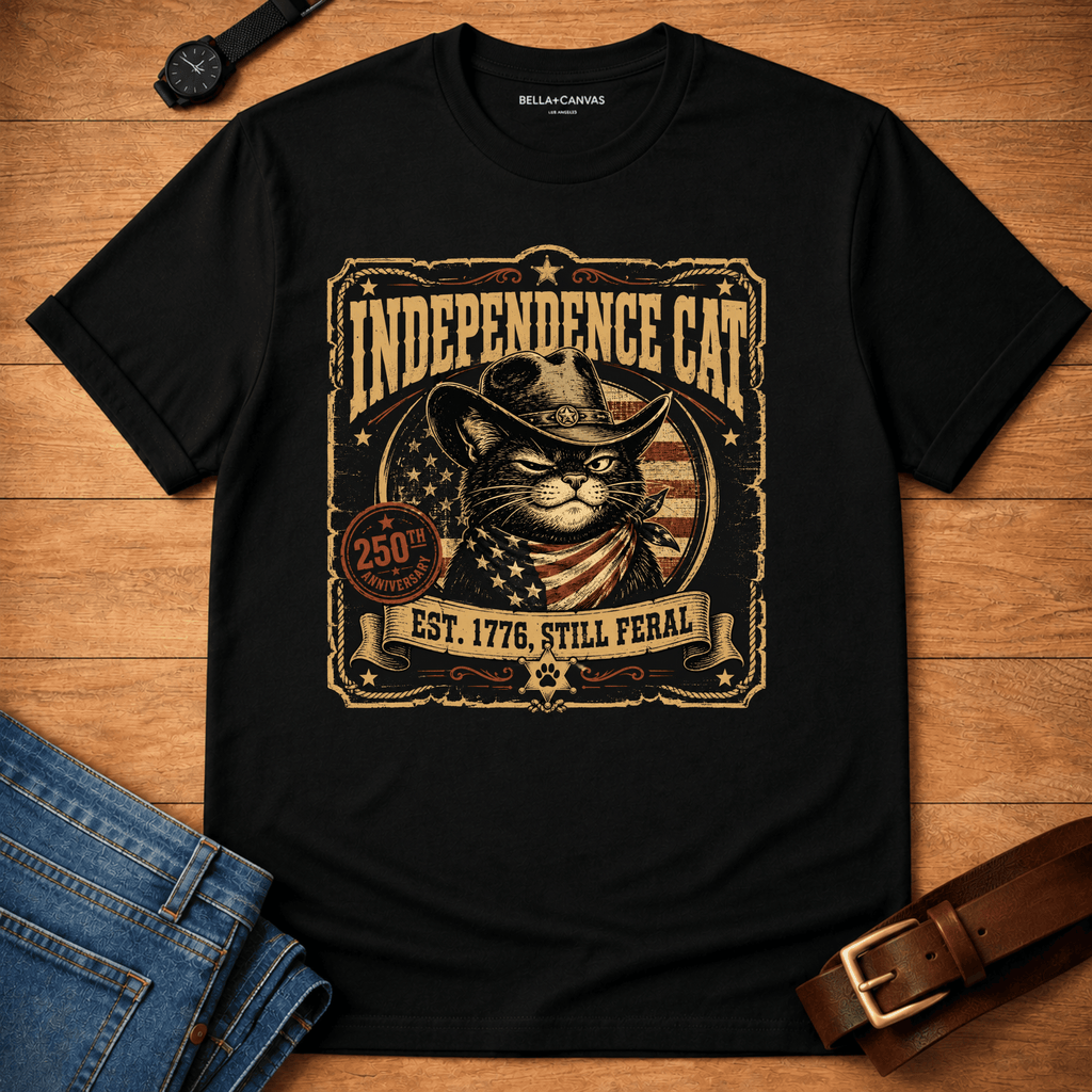 Independence Cat T-shirt