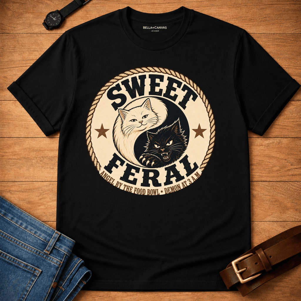 Cat Ying-Yang t-shirt