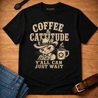 Coffee & Cattitude t-shirt