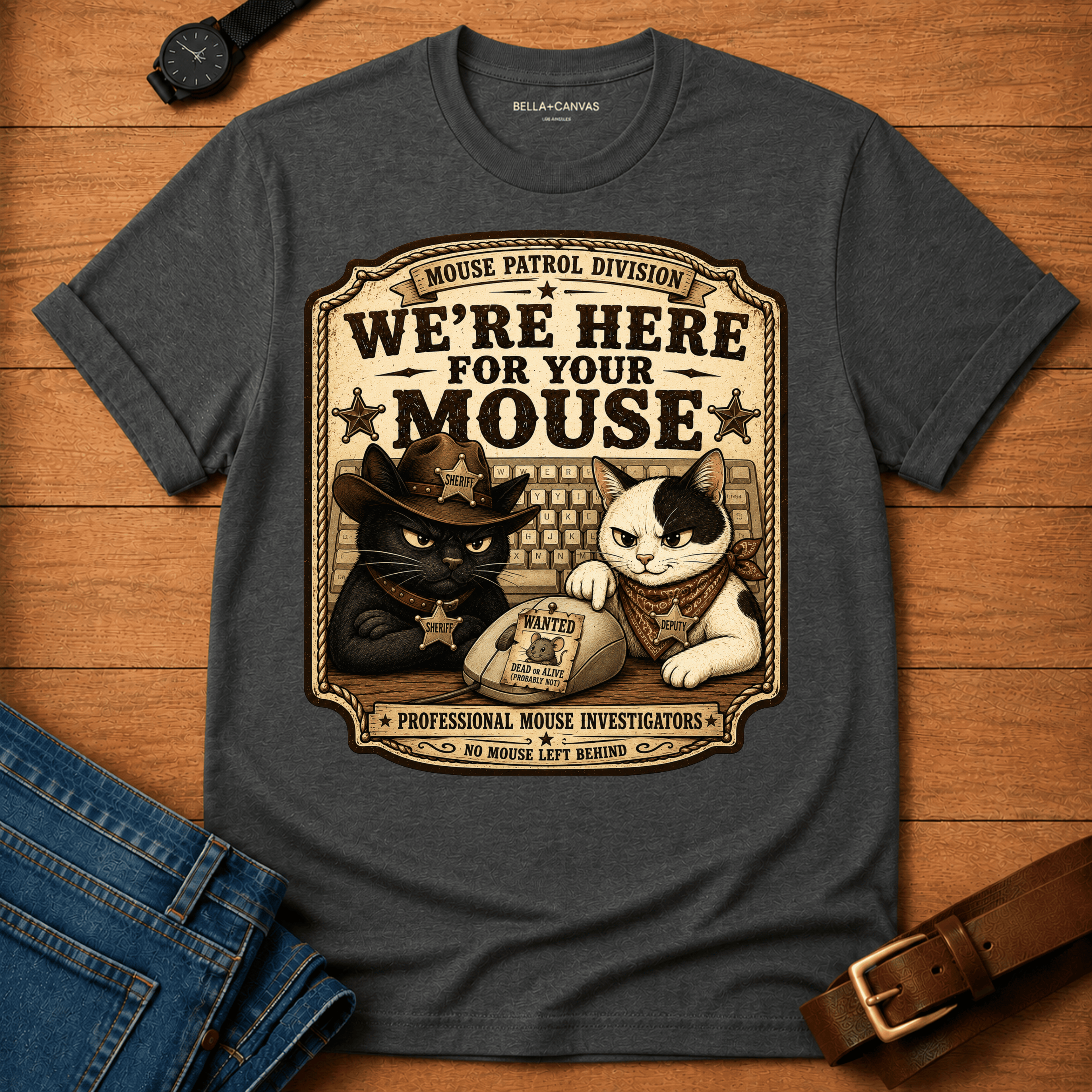 We're here for your mouse t-shirt