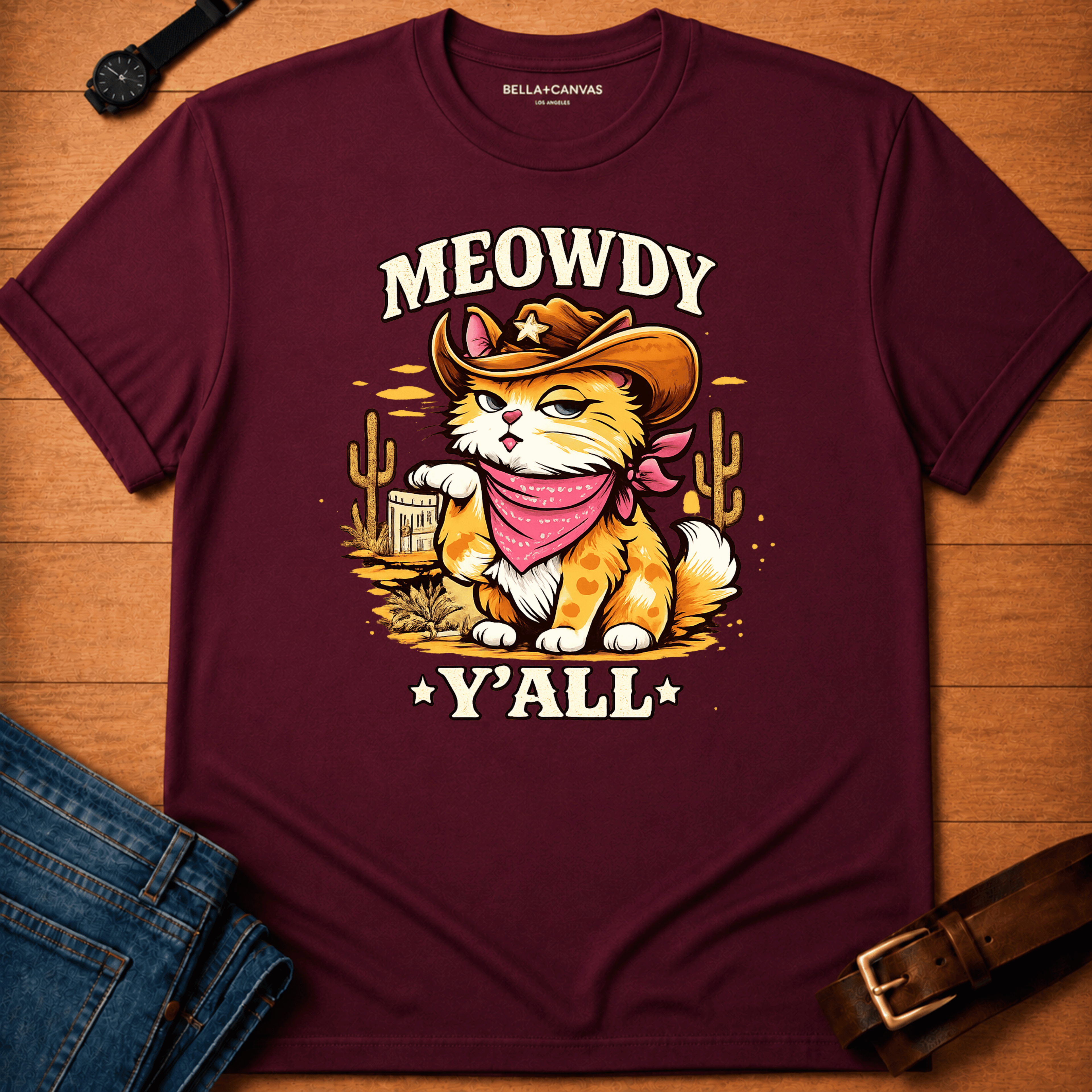 Meowdy Y'all Cute T-shirt