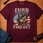Furr Around Flag t-shirt