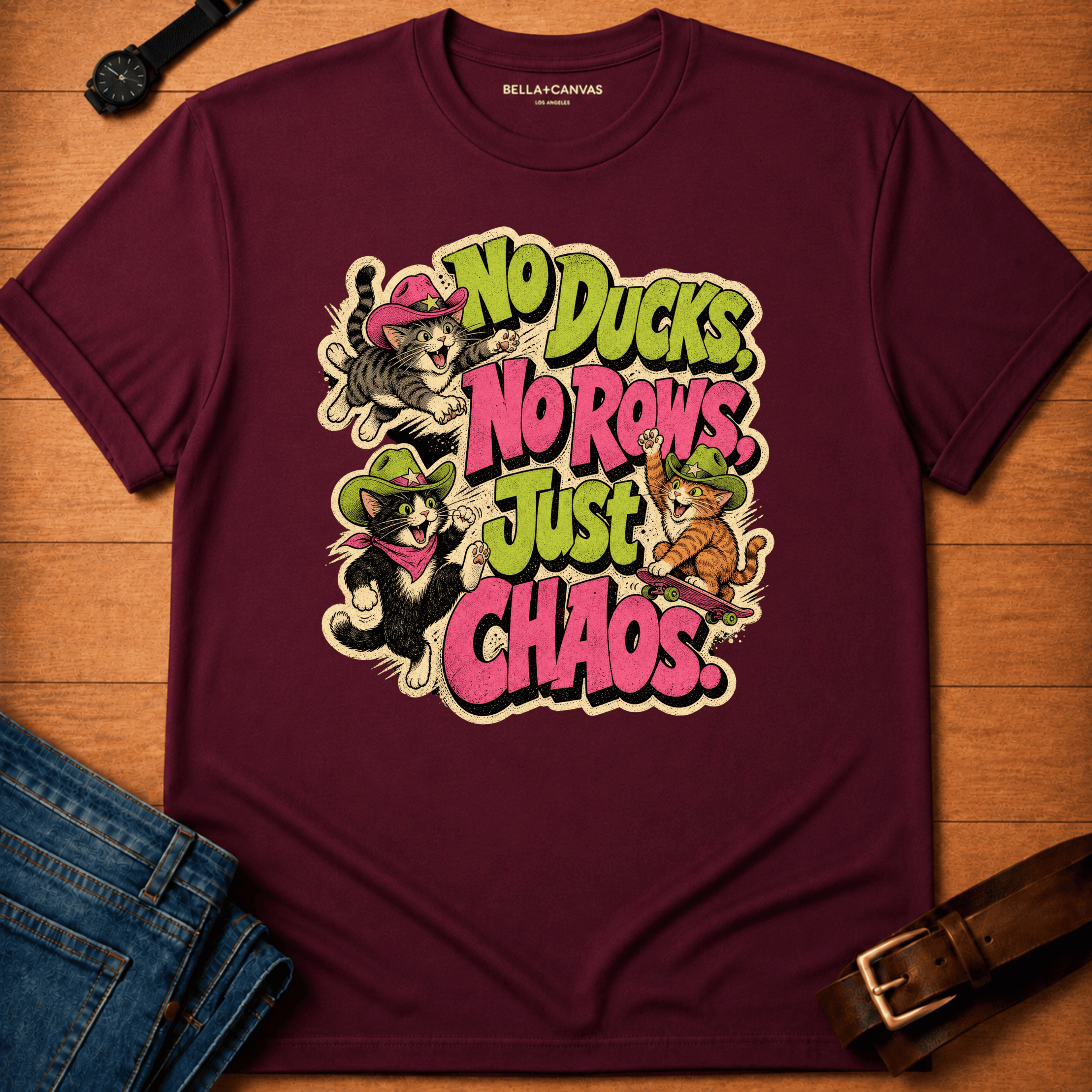 No Ducks Comic Style T-shirt
